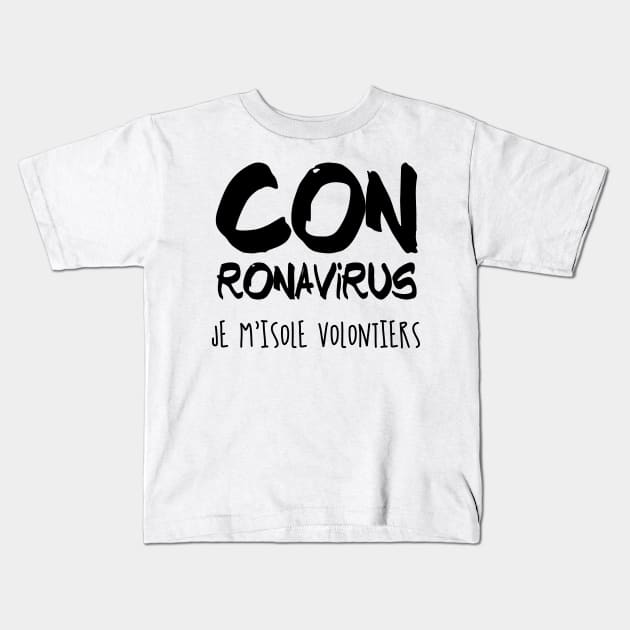 Conronavirus Kids T-Shirt by nathalieaynie